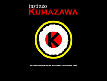 Tablet Screenshot of institutokumazawa.com.ar